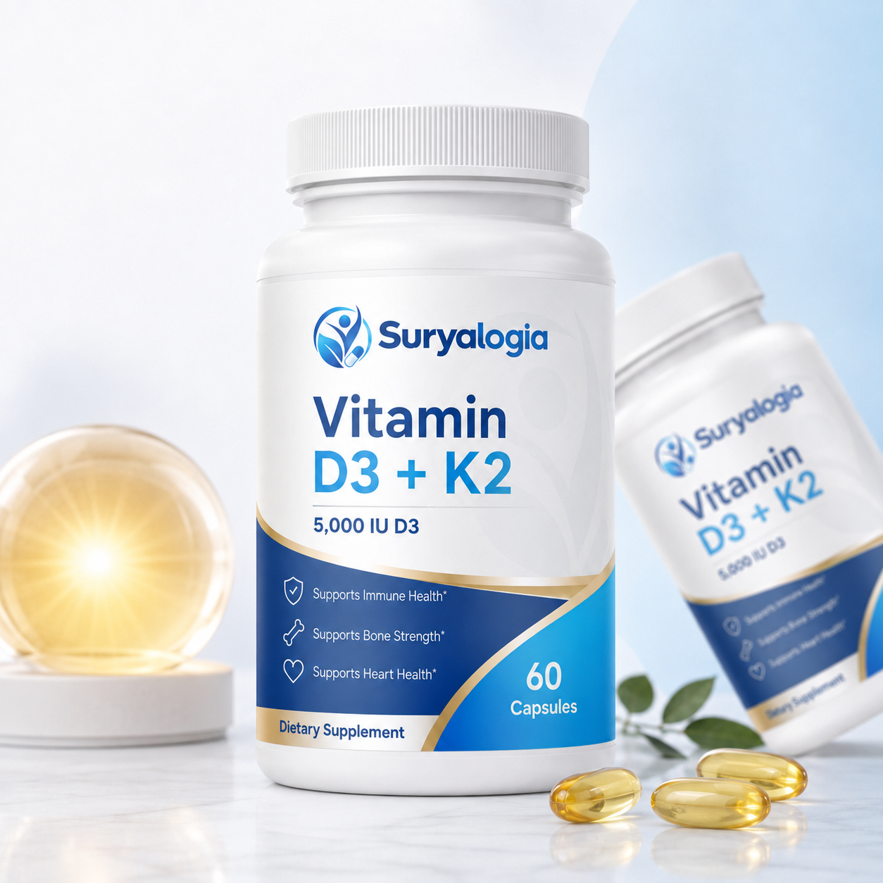 Suryalogia Vitamin D3 + K2